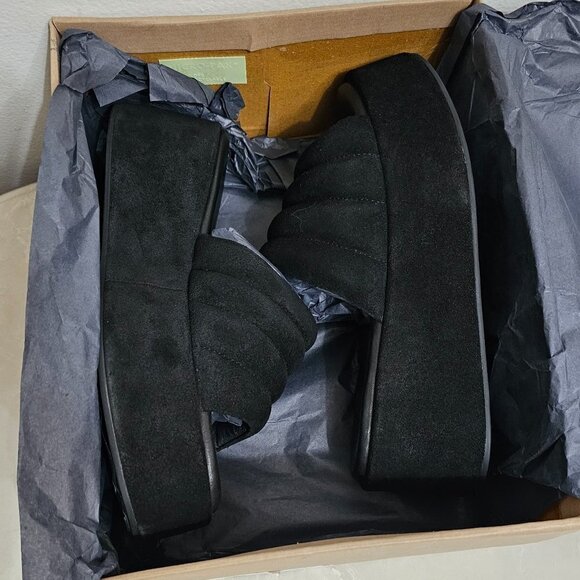 Free People   Almost Paradise Platform Blk/Noir 3 Size 38   EU 8 66684663 - Picture 4 of 13